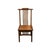 Asian Oriental Modern Yoke High Back Bars Backrest Accent Side Chair For Sale - Image 3 of 14