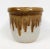 Brown Vintage Jute Macrame and Ceramic Pot + Pendant Light, 1960-70s For Sale - Image 8 of 12