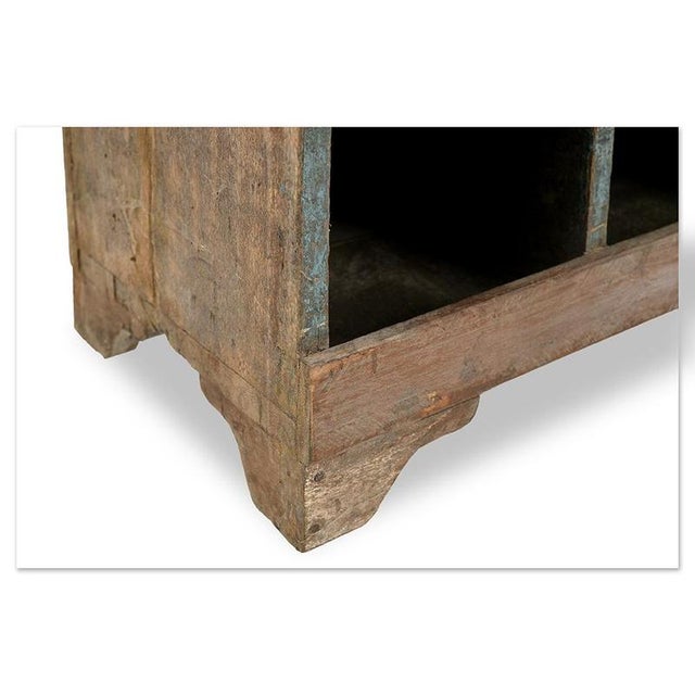 Workshop Furniture in Wood with 44 Compartments For Sale - Image 4 of 8