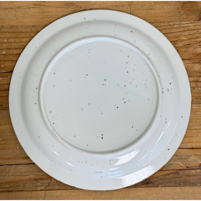 Vintage Takahashi Ironstone Blue Floral Side Plates, Pair For Sale In Kansas City - Image 6 of 6