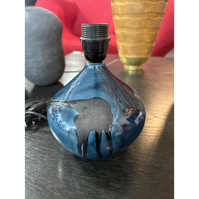 Ceramic Table Lamp Model 33b by Max Idlas, 1950s For Sale - Image 4 of 7