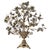 Goldenrod Napoleon Altar Candelabra with Seven Lights and Flower Bouquet Decoration, 1890 For Sale - Image 8 of 8