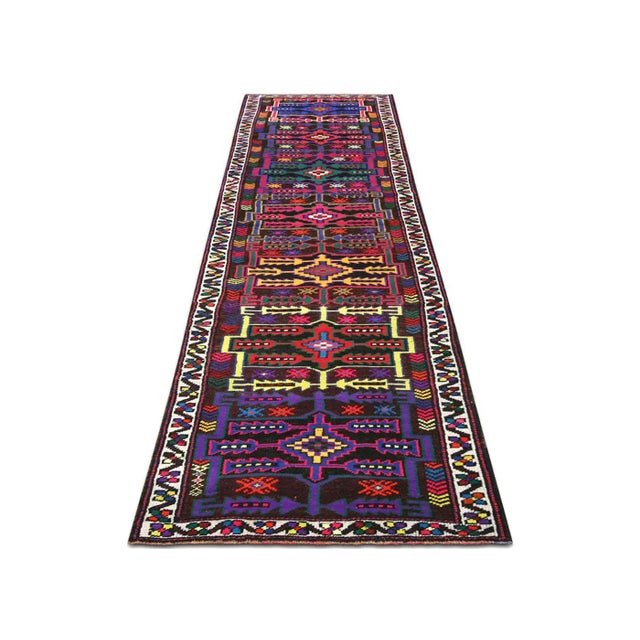 1960s Turkish Oushak Runner For Sale In Los Angeles - Image 6 of 7
