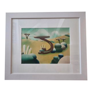 Michel Pellus "La Scène" Signed Limited Edition Lithograph For Sale