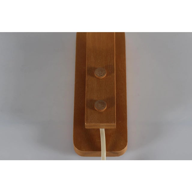 Scandinavian Modern Aneta Wall Lamp in Beech by Jan Wickelgren, Sweden, 1970s For Sale - Image 9 of 12