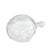 Vintage MCM Coin Optic Clear Glass Bud Vase For Sale - Image 4 of 4