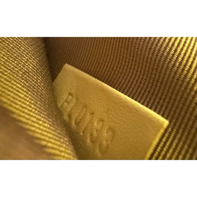 2010s Louis Vuitton Damier Mosaic Ew Jayne Yellow Handbag M94407 For Sale - Image 5 of 9