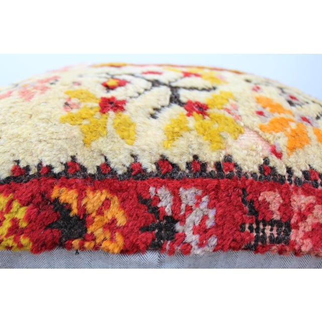 Turkish Kilim Decorative Pillow Cover - 16"x16" For Sale In Raleigh - Image 6 of 9