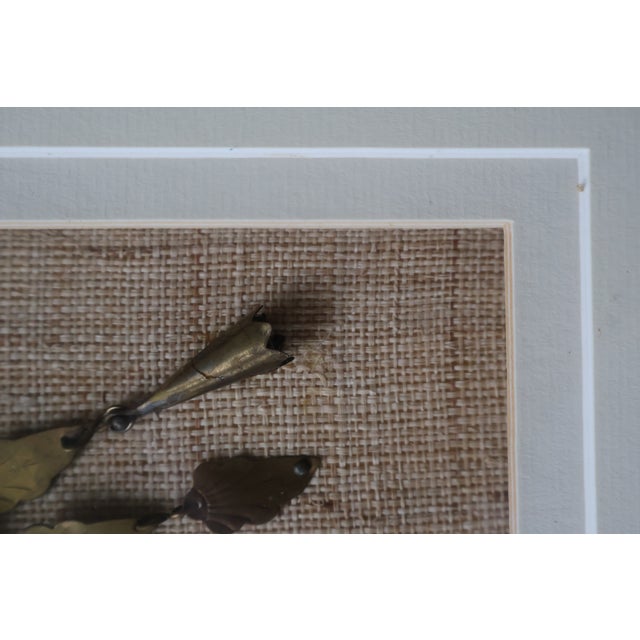 Brass Vintage Framed Chinese Changming Suo Longevity Lock Amulet For Sale - Image 8 of 18