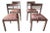 Mid Century Anglo Indian Style Decoupage Wood Dining Chairs With Patterned Paper and Lacquered Overlay For Sale