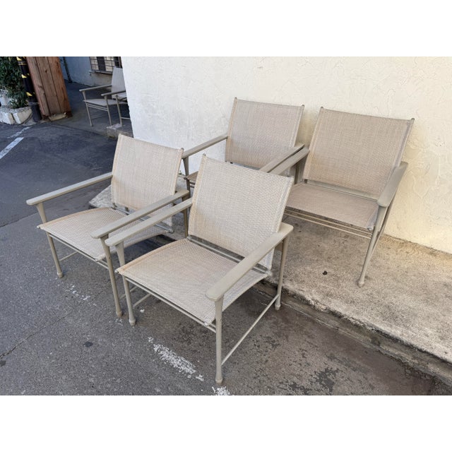 Design Plus Gallery presents a Set of Four Aprio Collection Outdoor Armchairs by Giati Designs. With their streamlined...