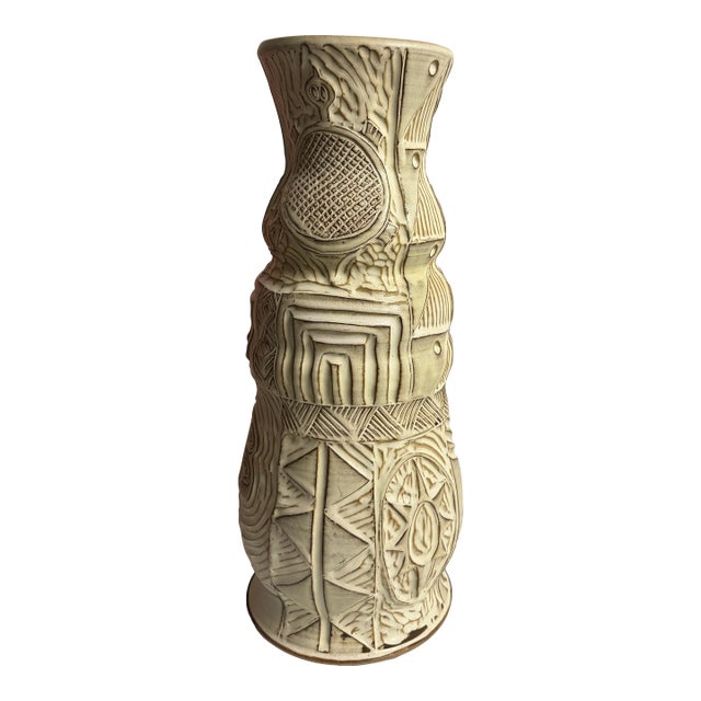 Mid 20th Century Large Ceramic Vase For Sale