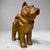 1960s Vintage Gold-Coloured Metal Japanese Dog Statue, 1960s For Sale - Image 5 of 9