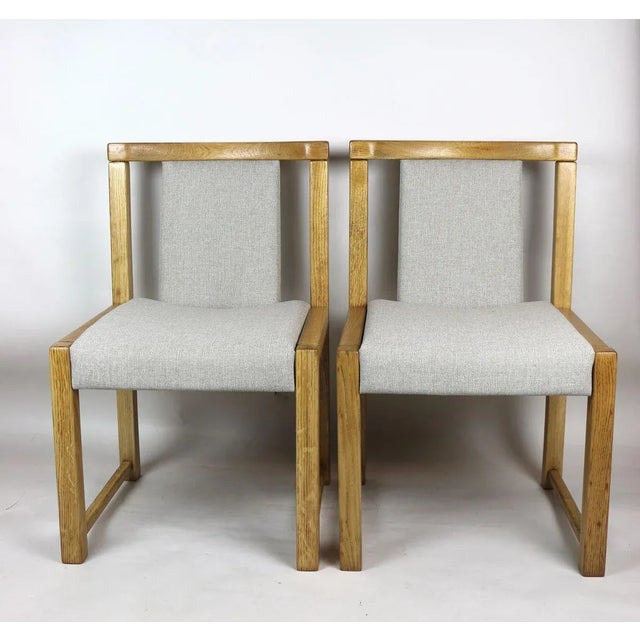 Set of 2 Vintage chairs / armchairs in beige from the 1970s in vintage style, completely restored - new upholstery in very...