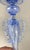 Italian Venetian Murano Style Glass Blue Candlesticks- Set of 4 For Sale - Image 3 of 4