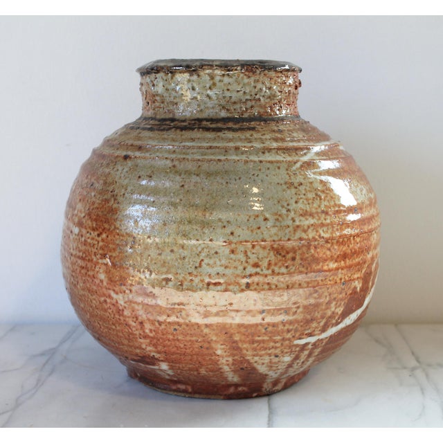 Ceramic Vintage Studio Pottery Vase or Vessel For Sale - Image 7 of 11