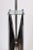 1960s Tall Maurizio Tempestini Chrome & Travertine "Geometric" Table Lamp For Sale - Image 11 of 13