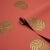 Schumacher Schumacher Royal Plume Wallpaper In Russet For Sale - Image 4 of 4