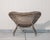 Metal Raymond Moralès Attributed Fauteuil À Corbeille Sculptural Bronzed Steel Lounge Chair, 1990s For Sale - Image 7 of 16