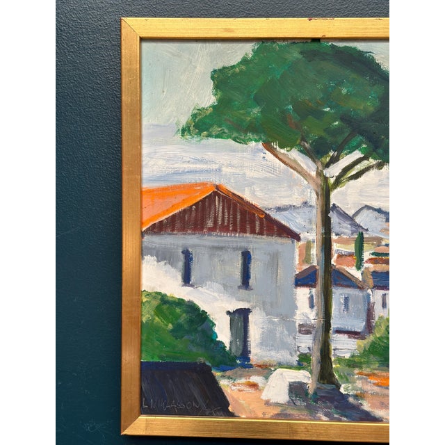 L. Niklasson, Tree by the House, 1975, Oil on Panel, Framed For Sale - Image 17 of 18