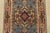 Tribal Heriz Runner 2’6” X 8’1” Blue Wool Tribal Hand-Knotted Oriental Rug For Sale - Image 3 of 12
