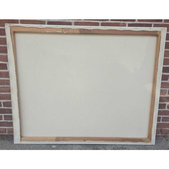 Large Pamela Rubin Realistic Oil on Canvas Painting of a Gateleg Table 40" X 50" For Sale In New York - Image 6 of 7