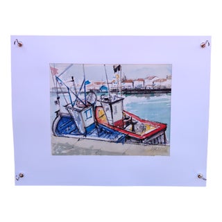 Michel Roubille, L'Ile d'Yeu, 2000, Watercolor For Sale