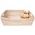 Artifacts Rattan Rectangular Oblong Storage Basket, White Wash, 26" For Sale - Image 4 of 5