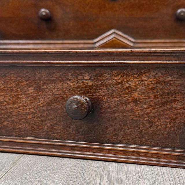 20th Century Jacobean Oak Writing Desk For Sale - Image 13 of 14