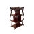 Asian 10.5" Reddish Brown Vase Shape Table Top Layers Curio Display Stand For Sale - Image 3 of 8