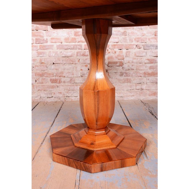 Biedermeier Walnut Dining Table from Josef Danhauser, Austria, 1820s For Sale - Image 11 of 18