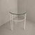 Vintage Art Deco Glass Top Side Table with Metal Frame, 1960s For Sale - Image 4 of 4