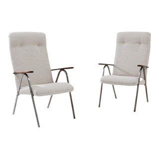 20th Century Central European Modern Armchairs, a Pair For Sale