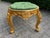 1980 Italian Baroque Gold Beech Green Velvet Bench - 1 Pc For Sale - Image 9 of 13