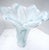 Perfect as a statement for a home interior floor or entryway vase, hand-blown in the Murano-style handkerchief...
