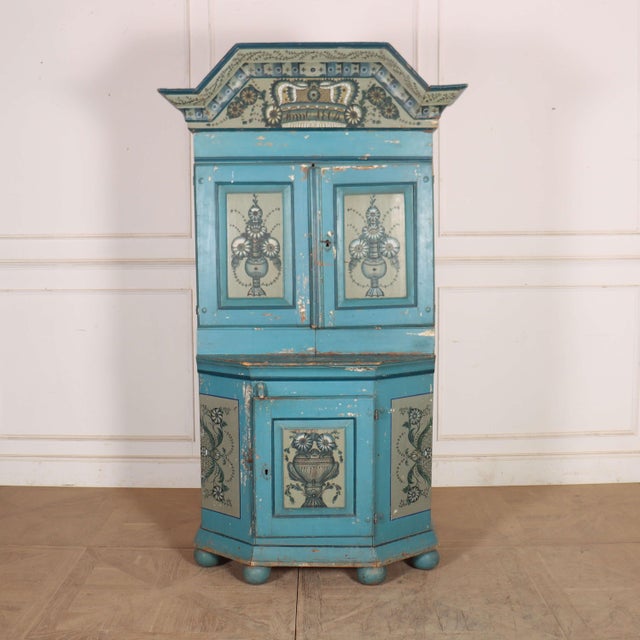 Gustavian Swedish Kitchen Cabinet For Sale - Image 8 of 8