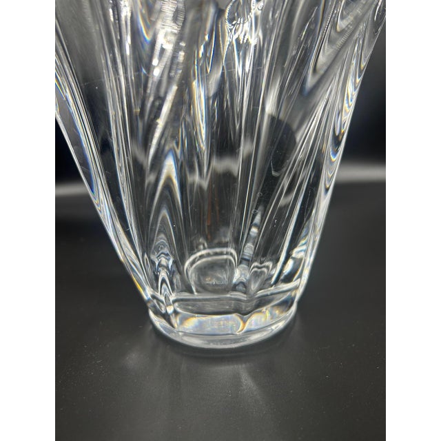 Vintage Crystal Vase, 1970s For Sale - Image 4 of 9