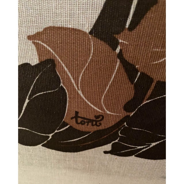 Mid Century Modern Vintage 1960's Large Textile Art Panel Toni Hermansson for Lmedahls Sweden For Sale - Image 4 of 7