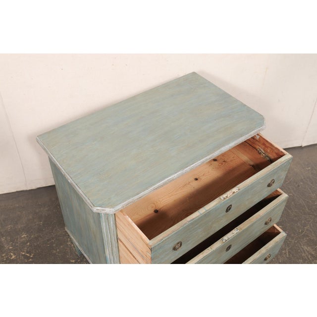 Mid 20th Century Mid 20th Century Swedish Blue/Green Chest For Sale - Image 5 of 11