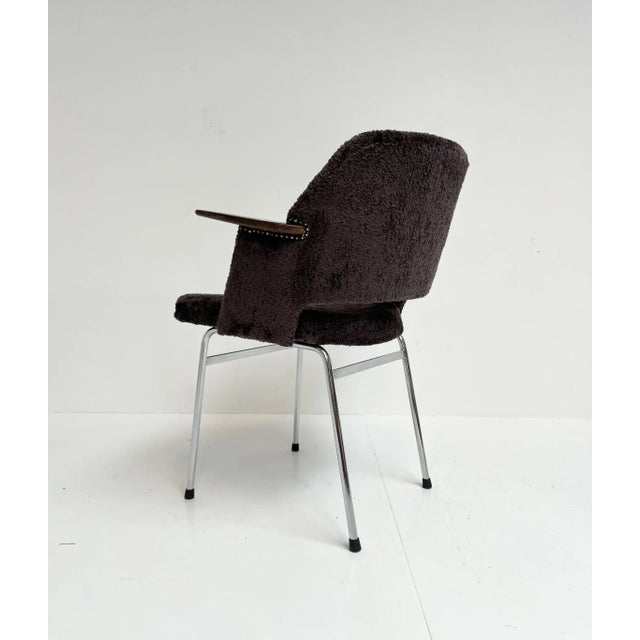 Brown FT30 Chair by Cees Braakman for Pastoe, 1950s For Sale - Image 8 of 15