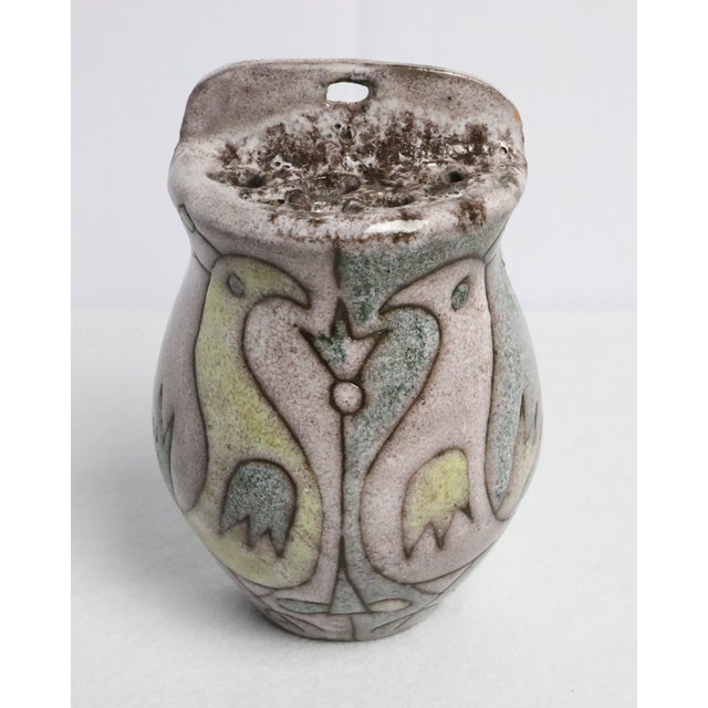 Aqua Vase by Les Argonautes for Vallauris, 1950 For Sale - Image 8 of 10