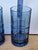 Vintage Mid-Century Modern Anchor Hocking "Tartan Blueberry" Flat Iced Tea Glasses - Set of 4 For Sale - Image 13 of 15
