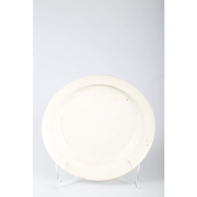 Pair of French Faience Black Transfer-Printed Napoleonic Plates, P&h Choisy For Sale - Image 4 of 6
