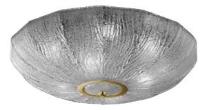 Dew Glass Ceiling Light Royal Model in Iron and Brass by Barovier and Toso for Barovier & Toso, 1970s