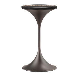 Daperpera Tall Sahara Noir Brown Side Table by Paolo Rizzatto For Sale