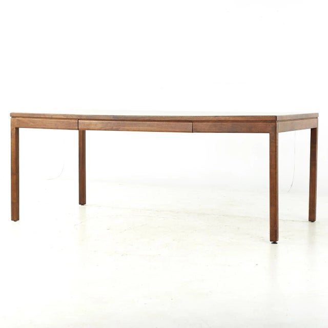 Mid-Century Modern Jens Risom Mid Century Walnut and Formica Top Writing Desk For Sale - Image 3 of 11