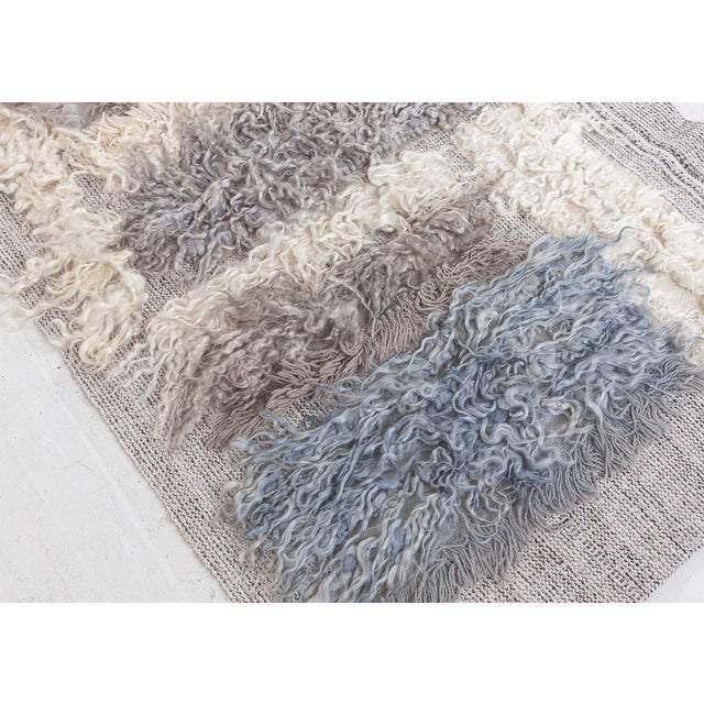 Modern High-Low Tulu Rug – A Tactile Work of Art by Doris Leslie Blau For Sale In New York - Image 6 of 8