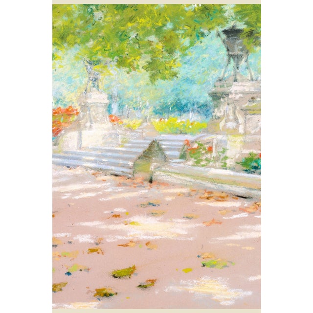 1887 Terrace, Prospect Park Impressionist Garden Art Print by William Merritt Chase - 12" X 8" For Sale In Buffalo - Image 6 of 8
