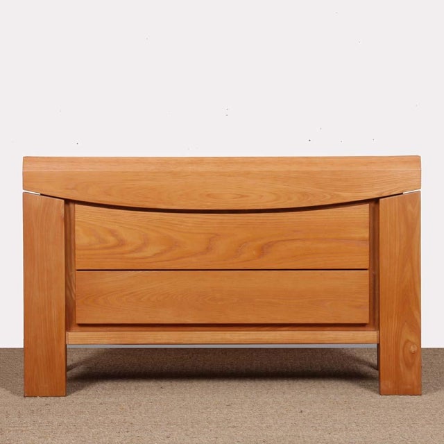 Vintage Chest of Drawers in Elm, 1980s For Sale - Image 10 of 10