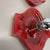Red Ceramic Fat Lava Wall Lights from Hustadt Lights, Germany, 1970s, Set of 2 For Sale - Image 11 of 18